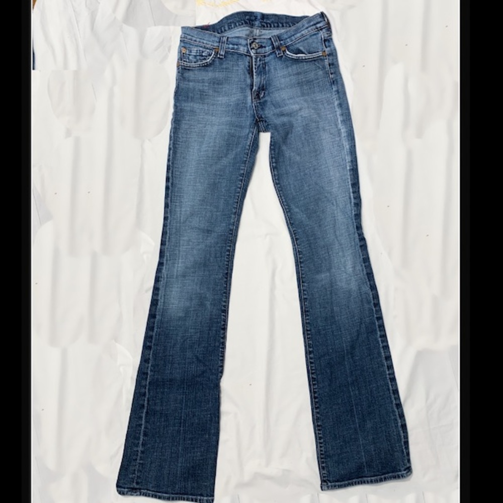 7 for all Mankind Blue Jeans 27 Medium Wash